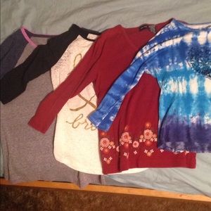 GIRLS 3/4 Sleeve Tee Bundle